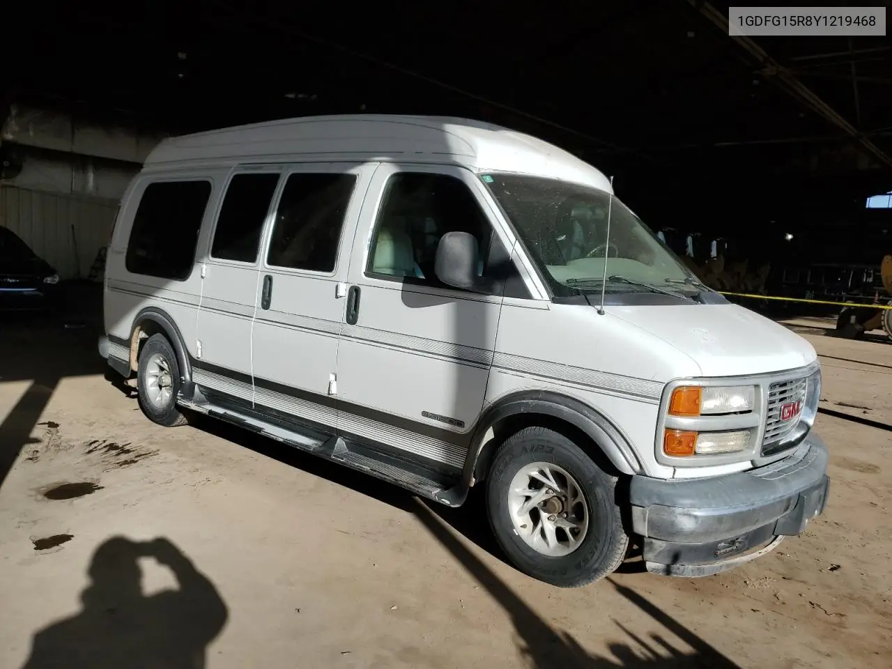 2000 GMC Savana Rv G1500 VIN: 1GDFG15R8Y1219468 Lot: 46737235