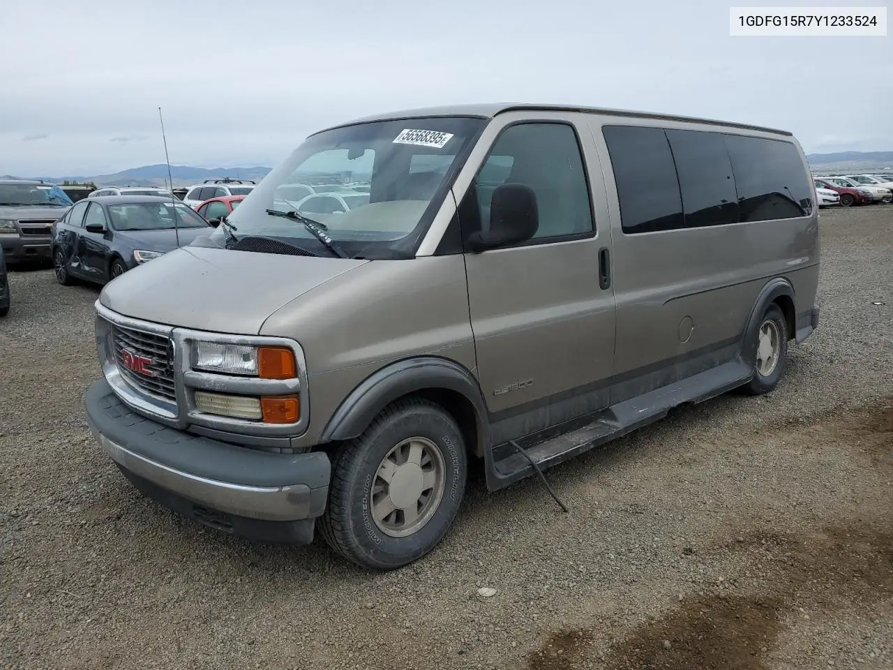 2000 GMC Savana Rv G1500 VIN: 1GDFG15R7Y1233524 Lot: 56568395