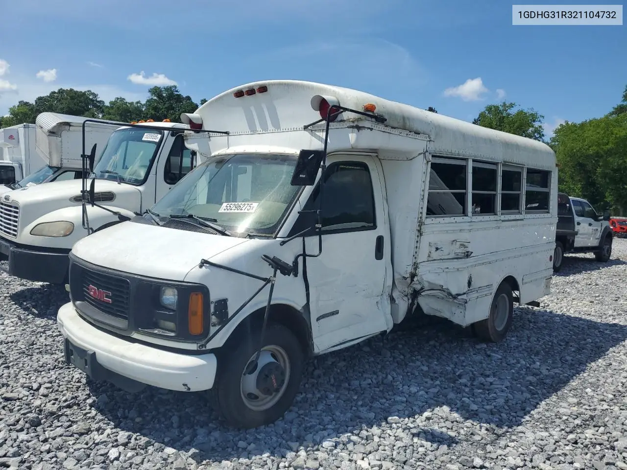 2002 GMC Savana Cutaway G3500 VIN: 1GDHG31R321104732 Lot: 55296275