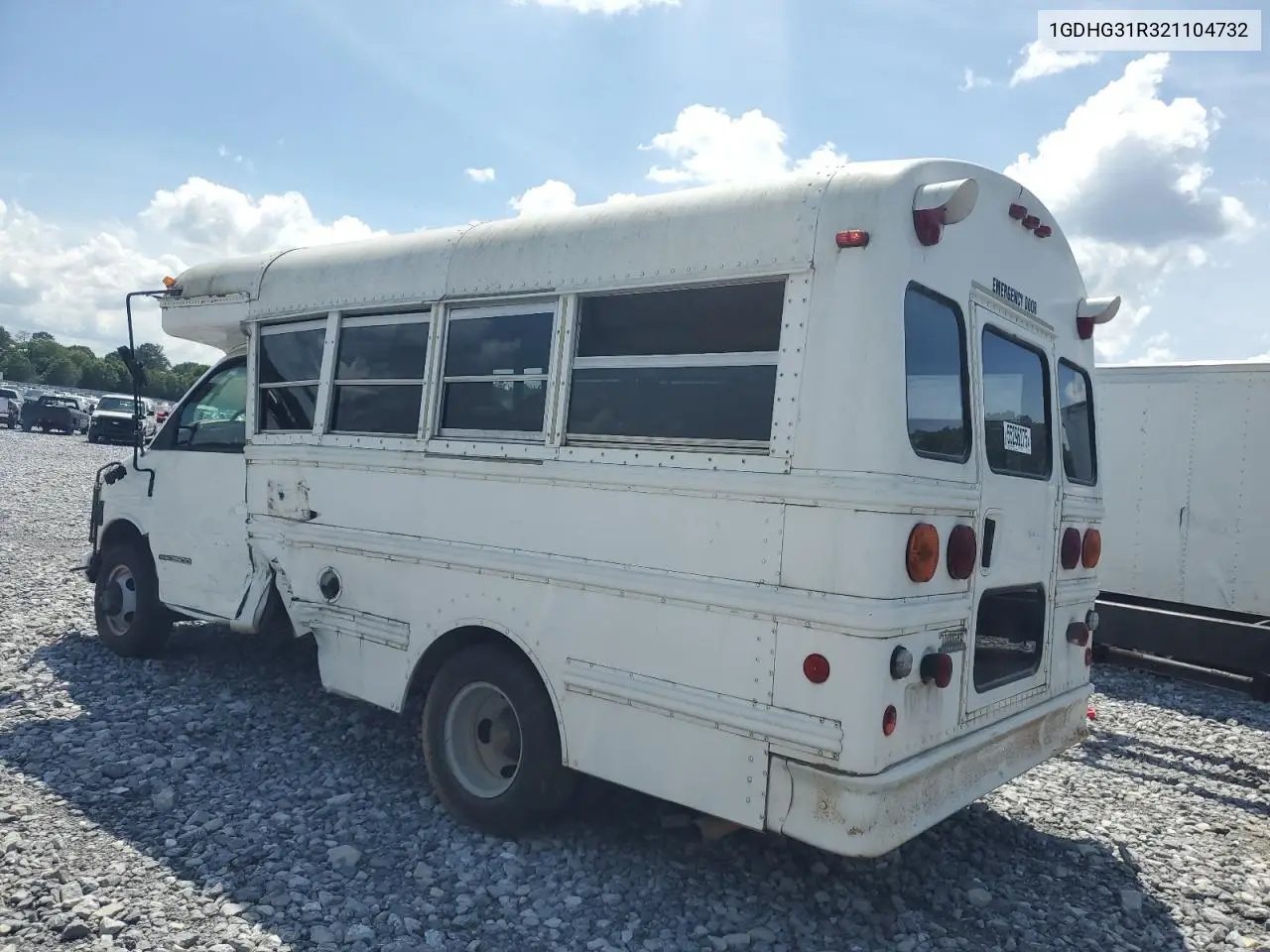 2002 GMC Savana Cutaway G3500 VIN: 1GDHG31R321104732 Lot: 55296275