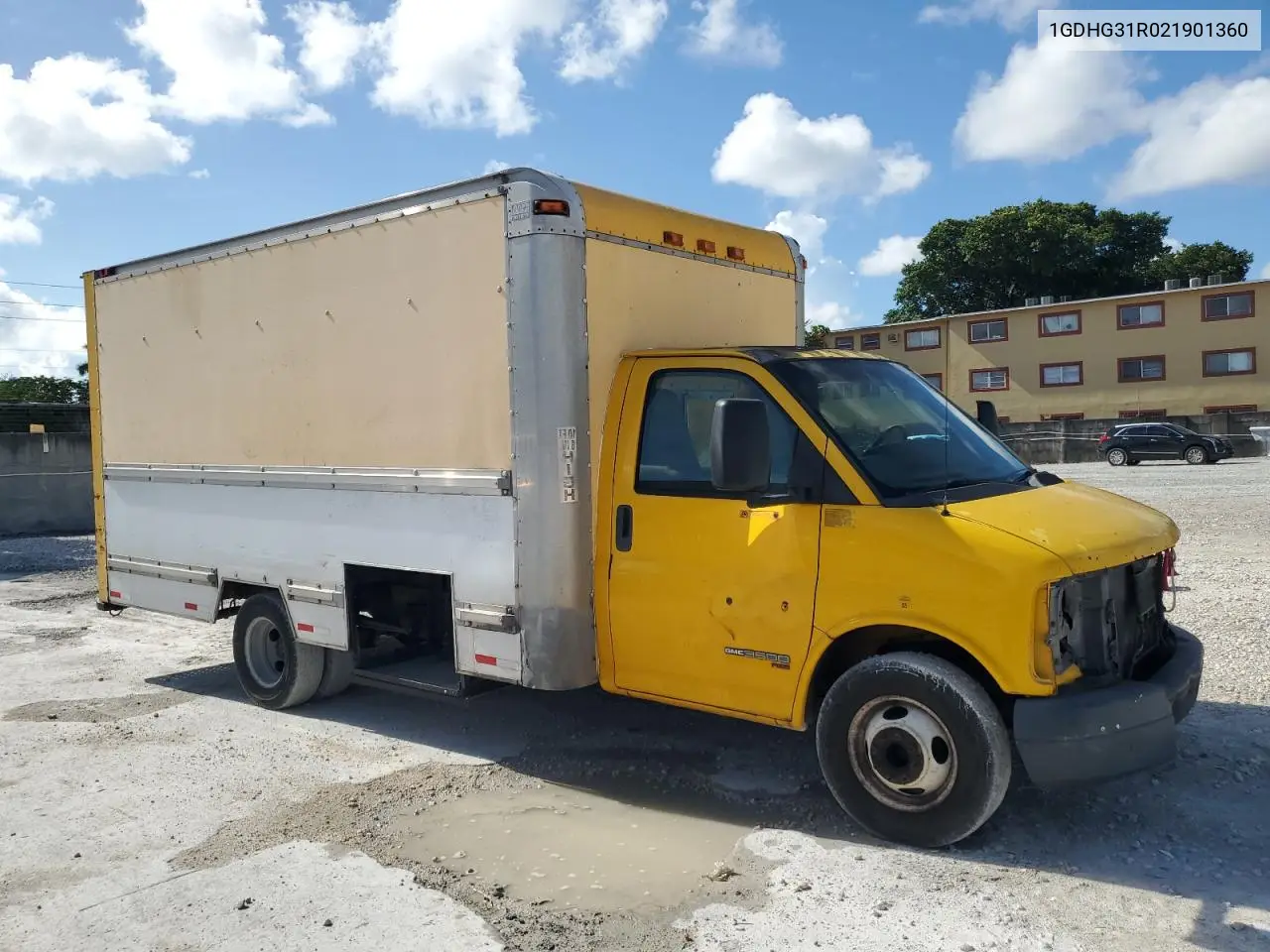 2002 GMC Savana Cargo 3500 15 VIN: 1GDHG31R021901360 Lot: 57429075