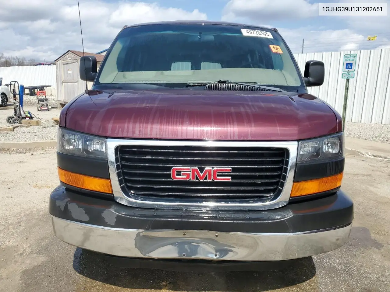 2003 GMC Savana G3500 VIN: 1GJHG39U131202651 Lot: 49723305