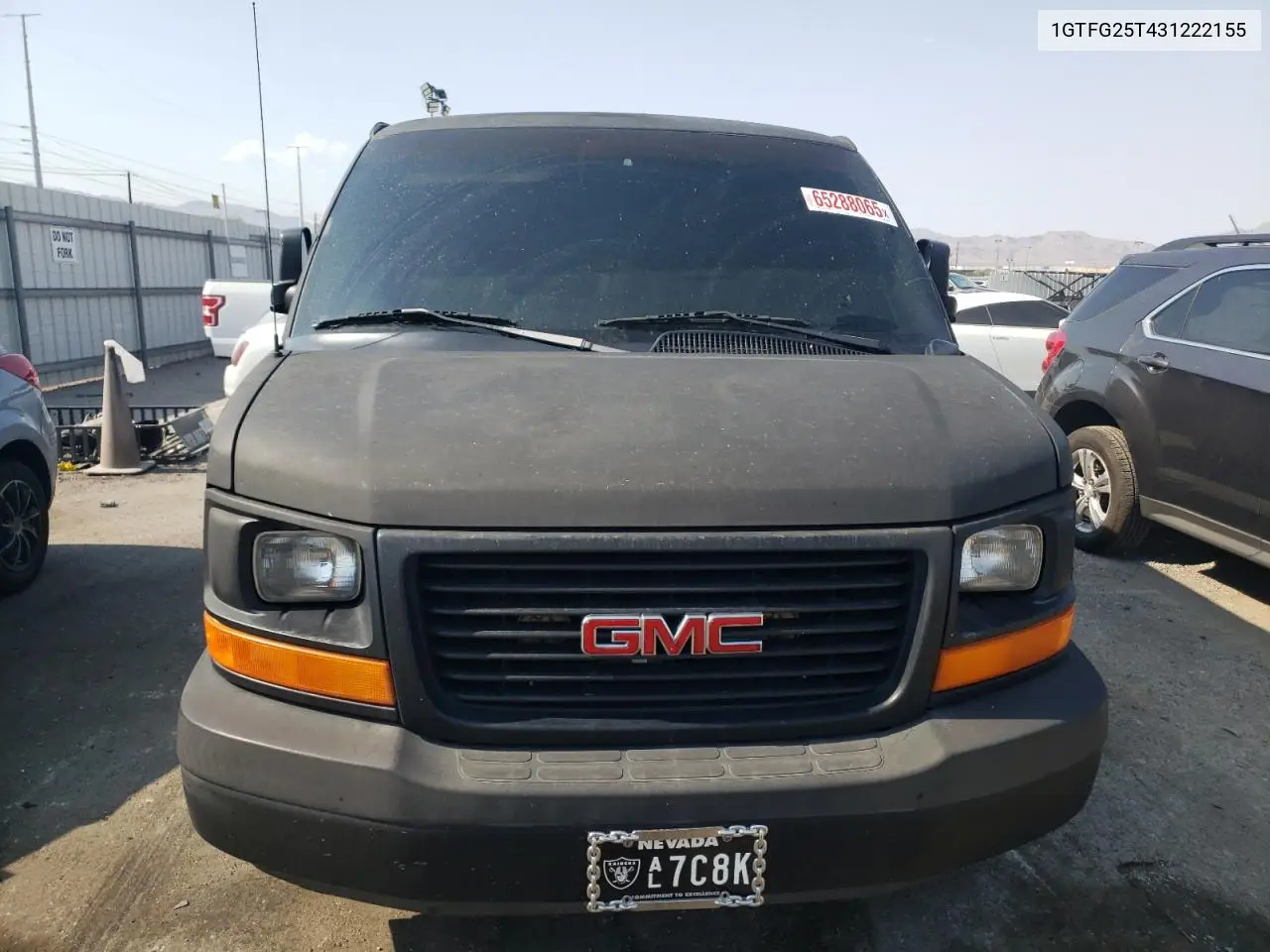 2003 GMC Savana G2500 VIN: 1GTFG25T431222155 Lot: 65288065