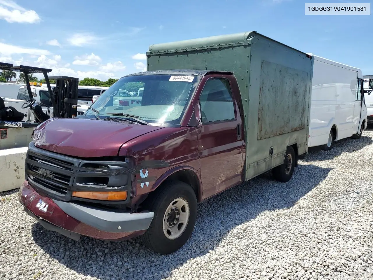 2004 GMC Savana Cutaway G3500 VIN: 1GDGG31V041901581 Lot: 60444945