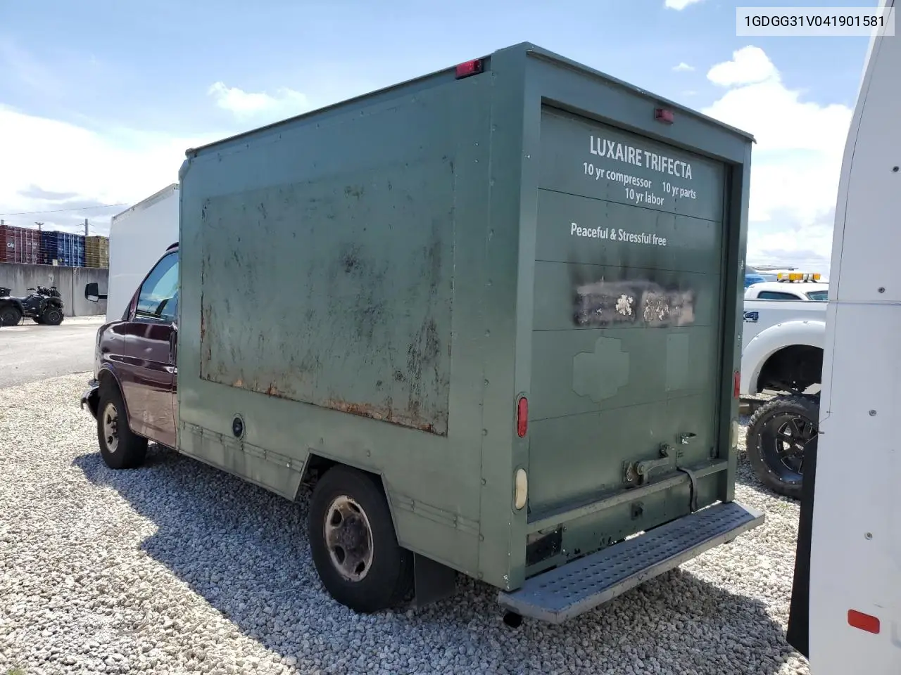 2004 GMC Savana Cutaway G3500 VIN: 1GDGG31V041901581 Lot: 60444945
