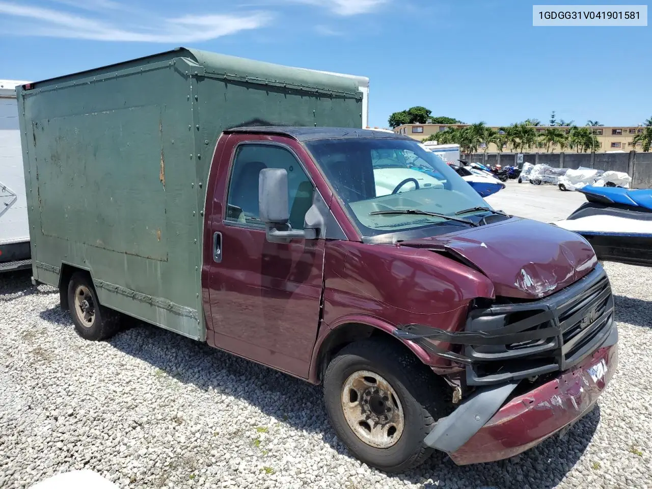 2004 GMC Savana Cutaway G3500 VIN: 1GDGG31V041901581 Lot: 60444945