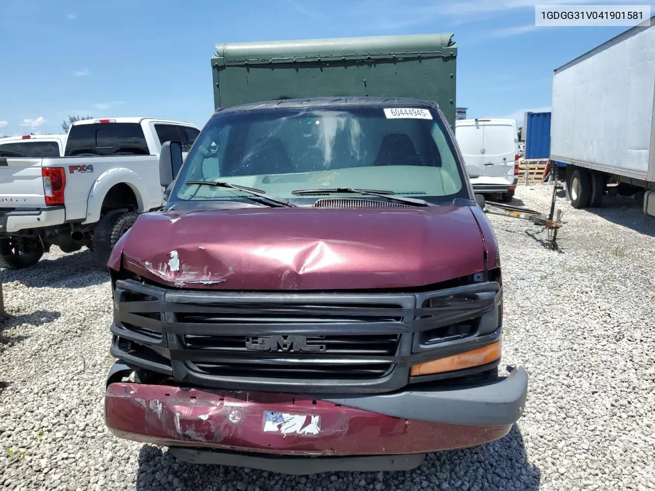 2004 GMC Savana Cutaway G3500 VIN: 1GDGG31V041901581 Lot: 60444945
