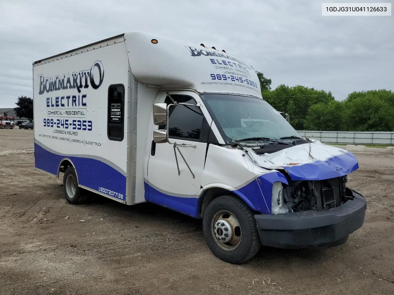 2004 GMC Savana Cutaway G3500 VIN: 1GDJG31U041126633 Lot: 62092365