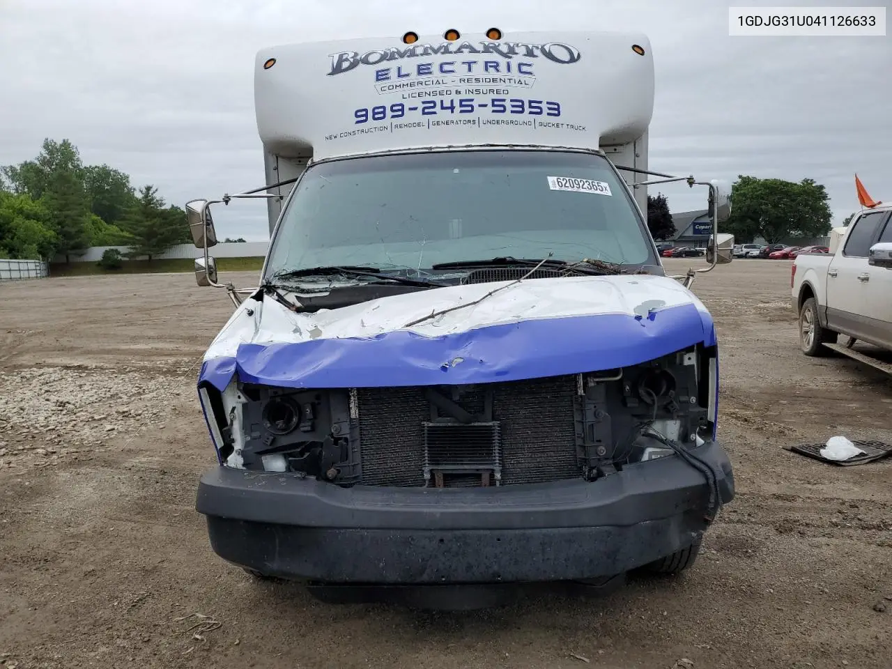 2004 GMC Savana Cutaway G3500 VIN: 1GDJG31U041126633 Lot: 62092365