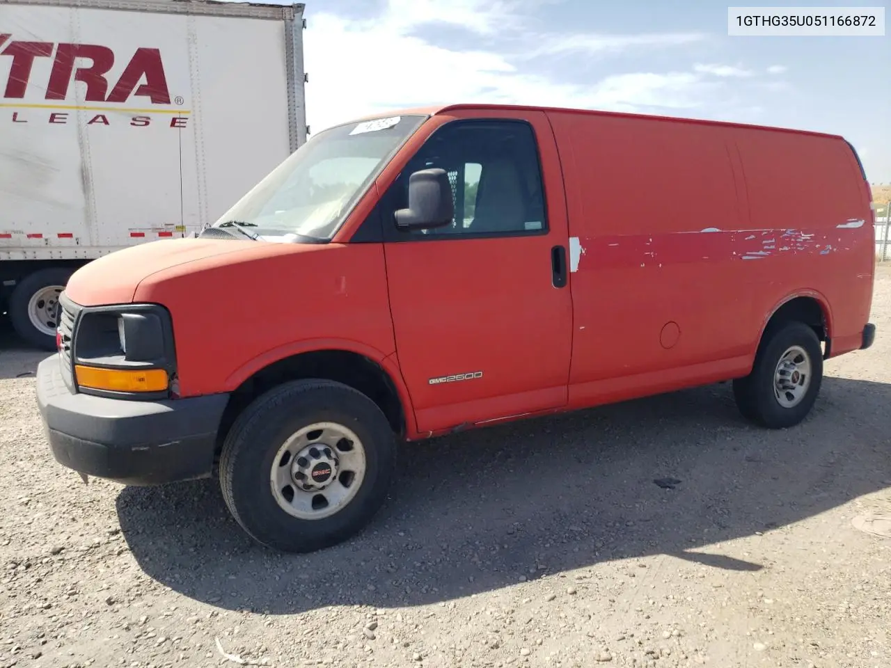 2005 GMC Savana G3500 VIN: 1GTHG35U051166872 Lot: 60316545