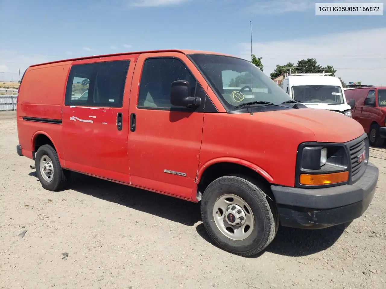 2005 GMC Savana G3500 VIN: 1GTHG35U051166872 Lot: 60316545