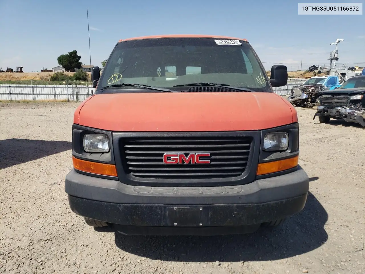 2005 GMC Savana G3500 VIN: 1GTHG35U051166872 Lot: 60316545
