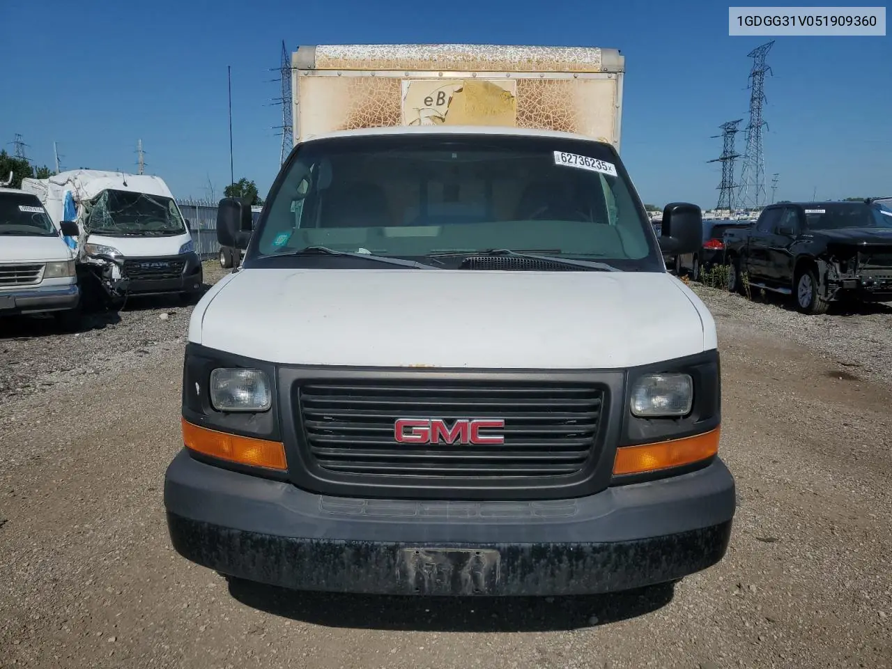 2005 GMC Savana Cutaway G3500 VIN: 1GDGG31V051909360 Lot: 62736235