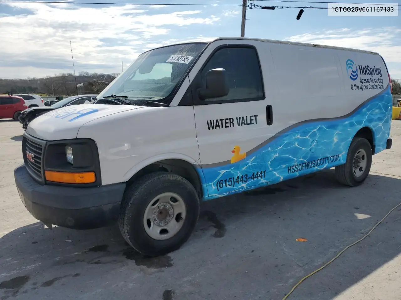 2006 GMC Savana G2500 VIN: 1GTGG25V061167133 Lot: 50783785