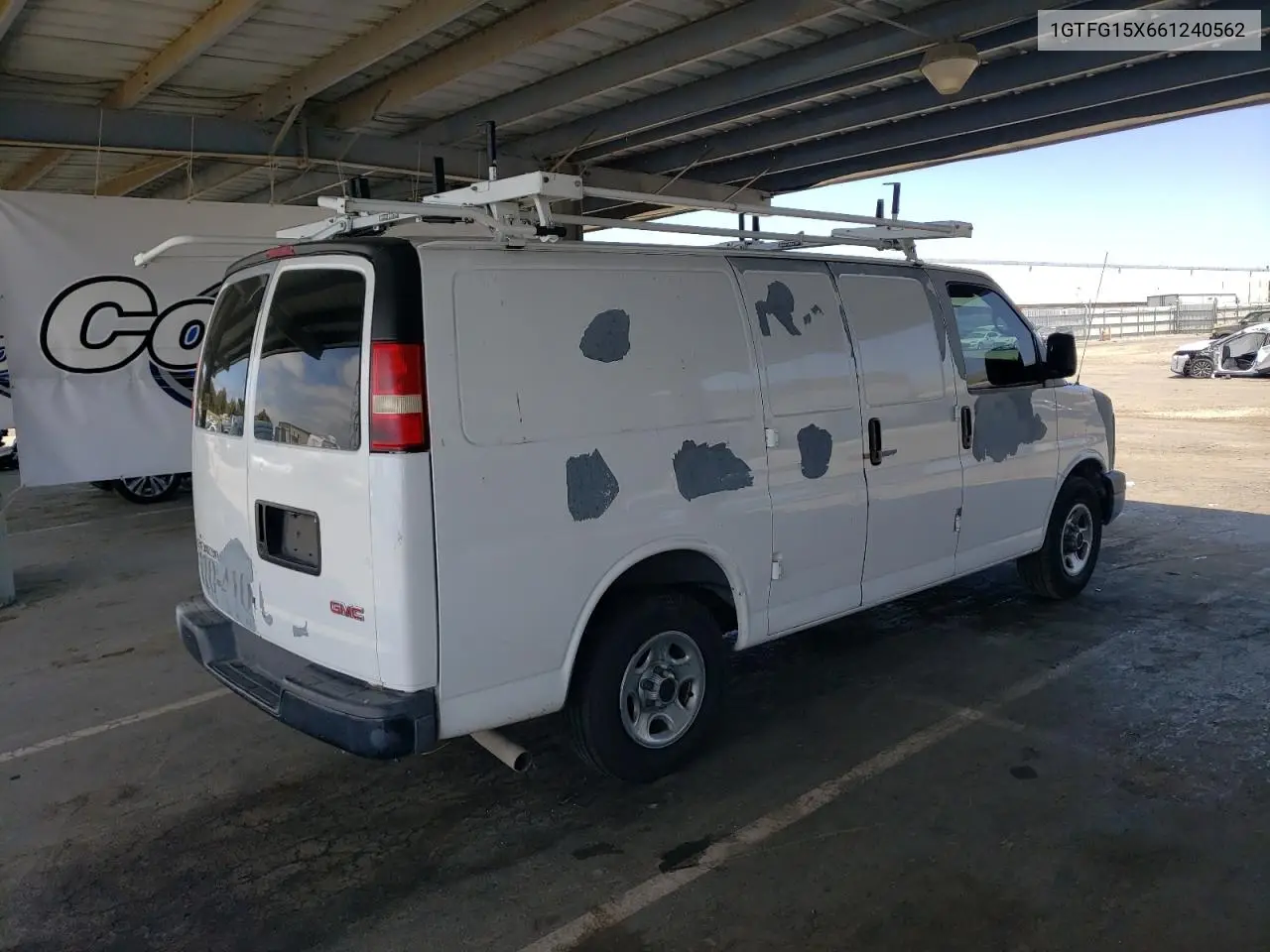 2006 GMC Savana G1500 VIN: 1GTFG15X661240562 Lot: 62220005
