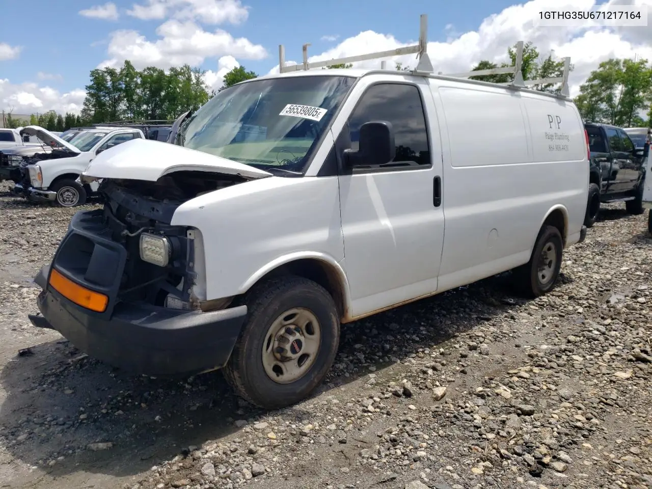 2007 GMC Savana G3500 VIN: 1GTHG35U671217164 Lot: 56539805