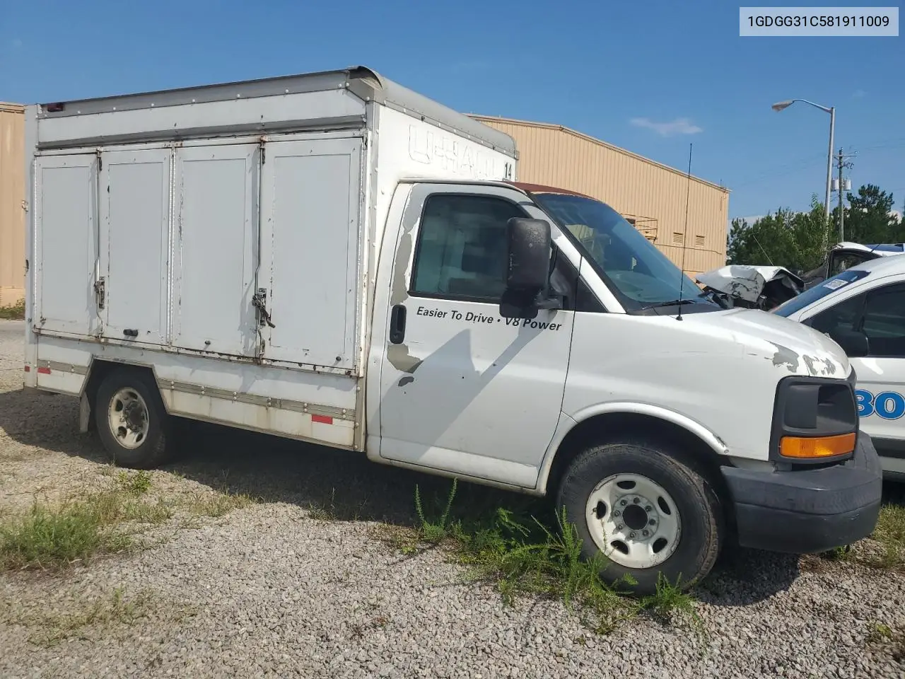 2008 GMC Savana Cutaway G3500 VIN: 1GDGG31C581911009 Lot: 61074265