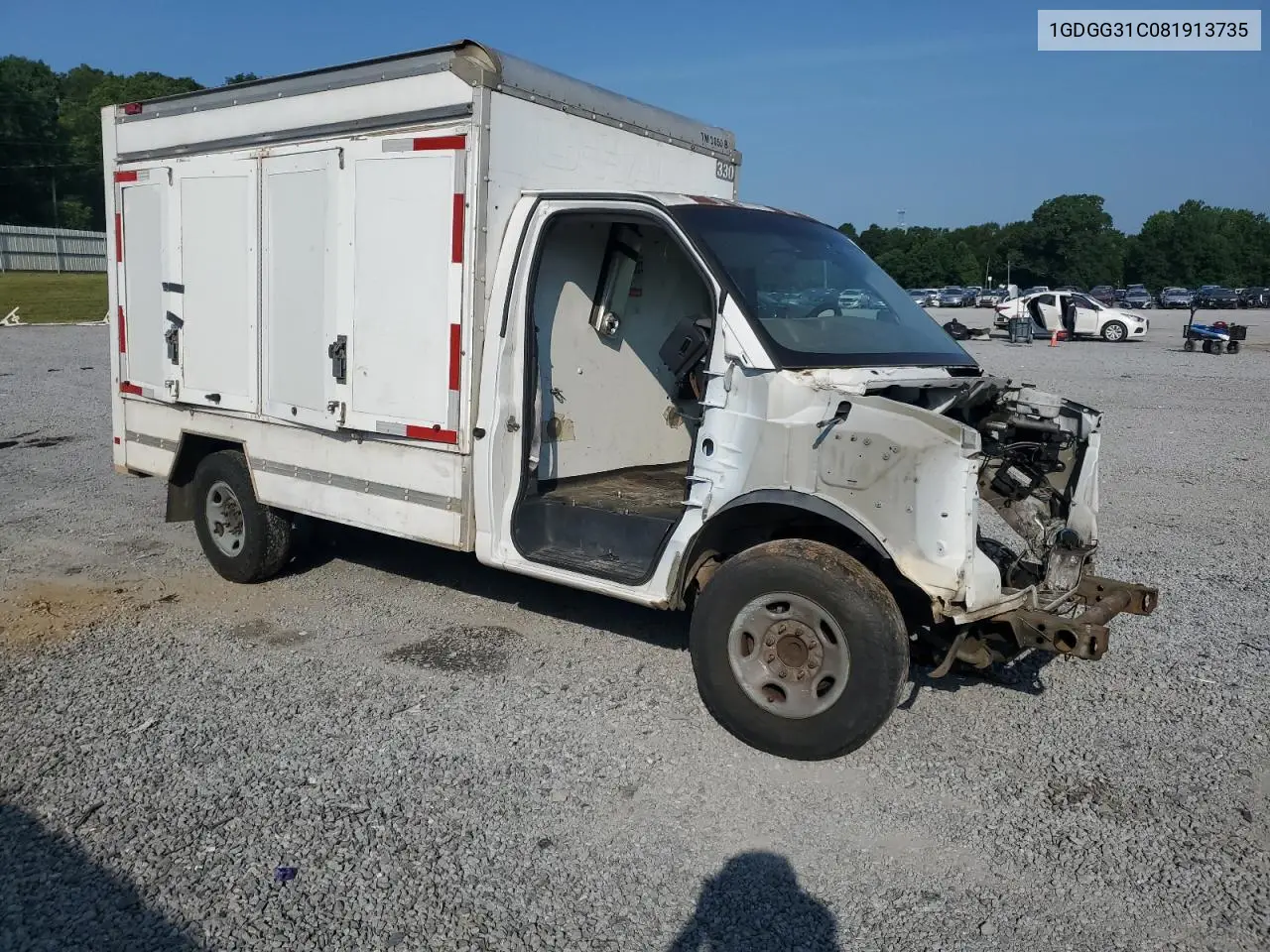 2008 GMC Savana Cutaway G3500 VIN: 1GDGG31C081913735 Lot: 62401585