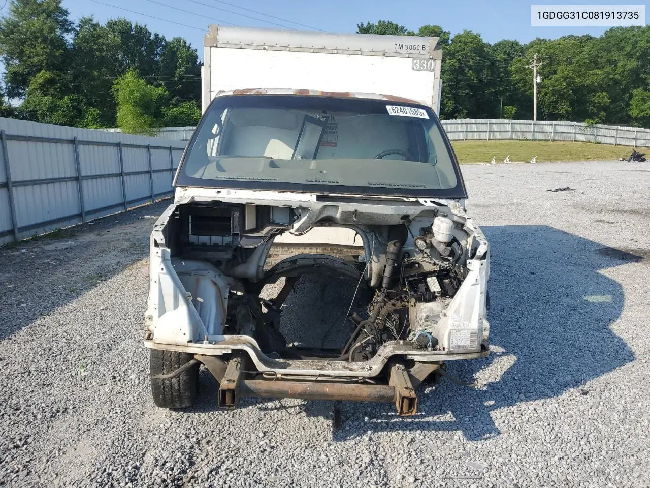 2008 GMC Savana Cutaway G3500 VIN: 1GDGG31C081913735 Lot: 62401585