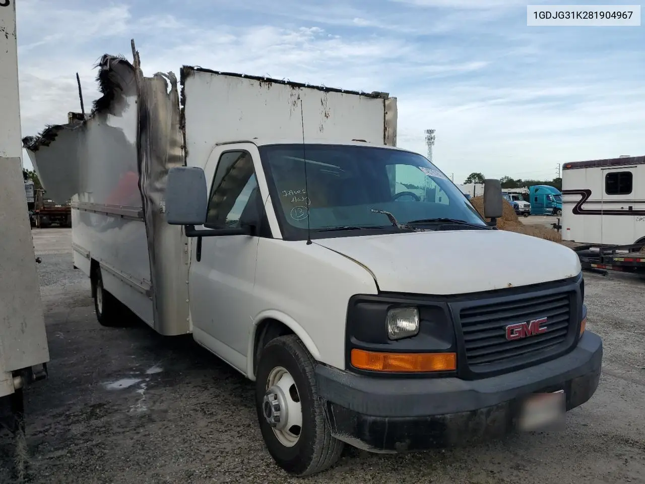 2008 GMC Savana Cutaway G3500 VIN: 1GDJG31K281904967 Lot: 74576184