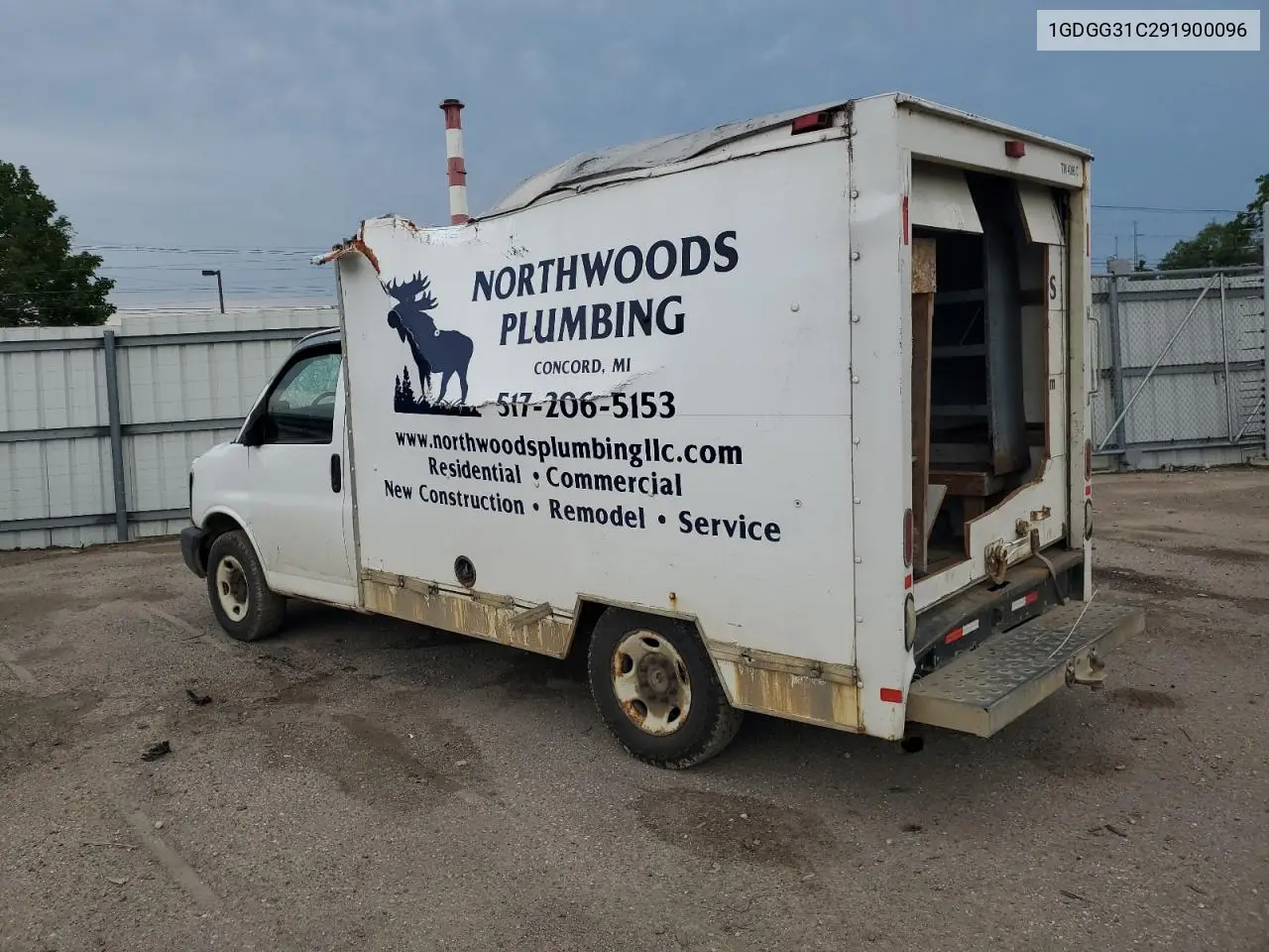2009 GMC Savana Cutaway G3500 VIN: 1GDGG31C291900096 Lot: 61899735