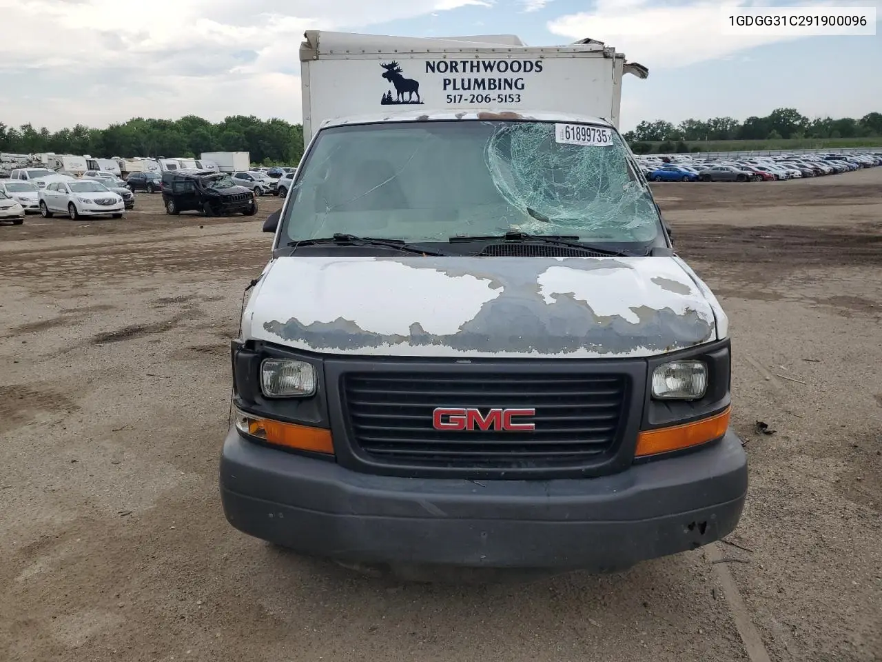 2009 GMC Savana Cutaway G3500 VIN: 1GDGG31C291900096 Lot: 61899735