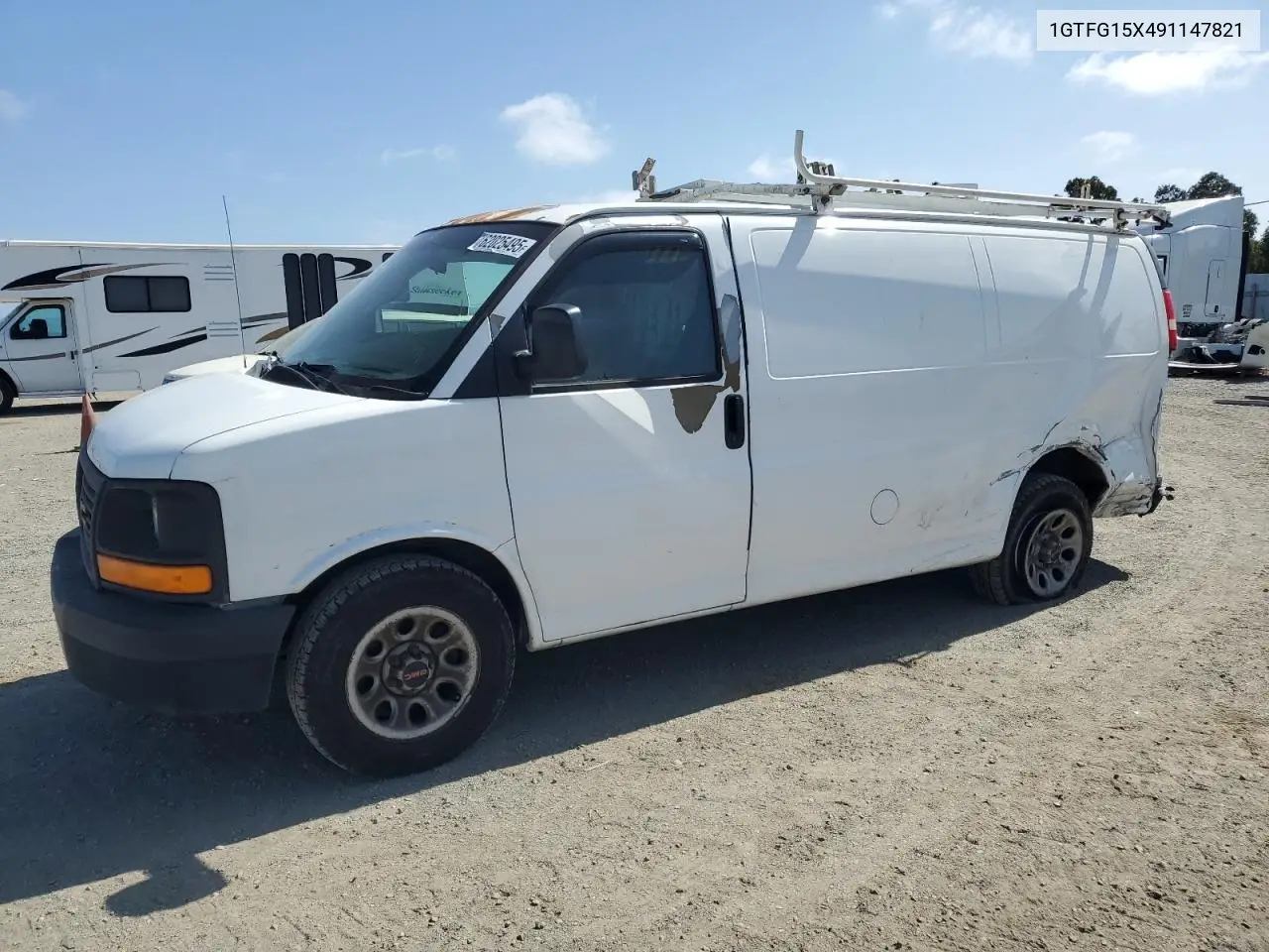 2009 GMC Savana G1500 VIN: 1GTFG15X491147821 Lot: 62025495