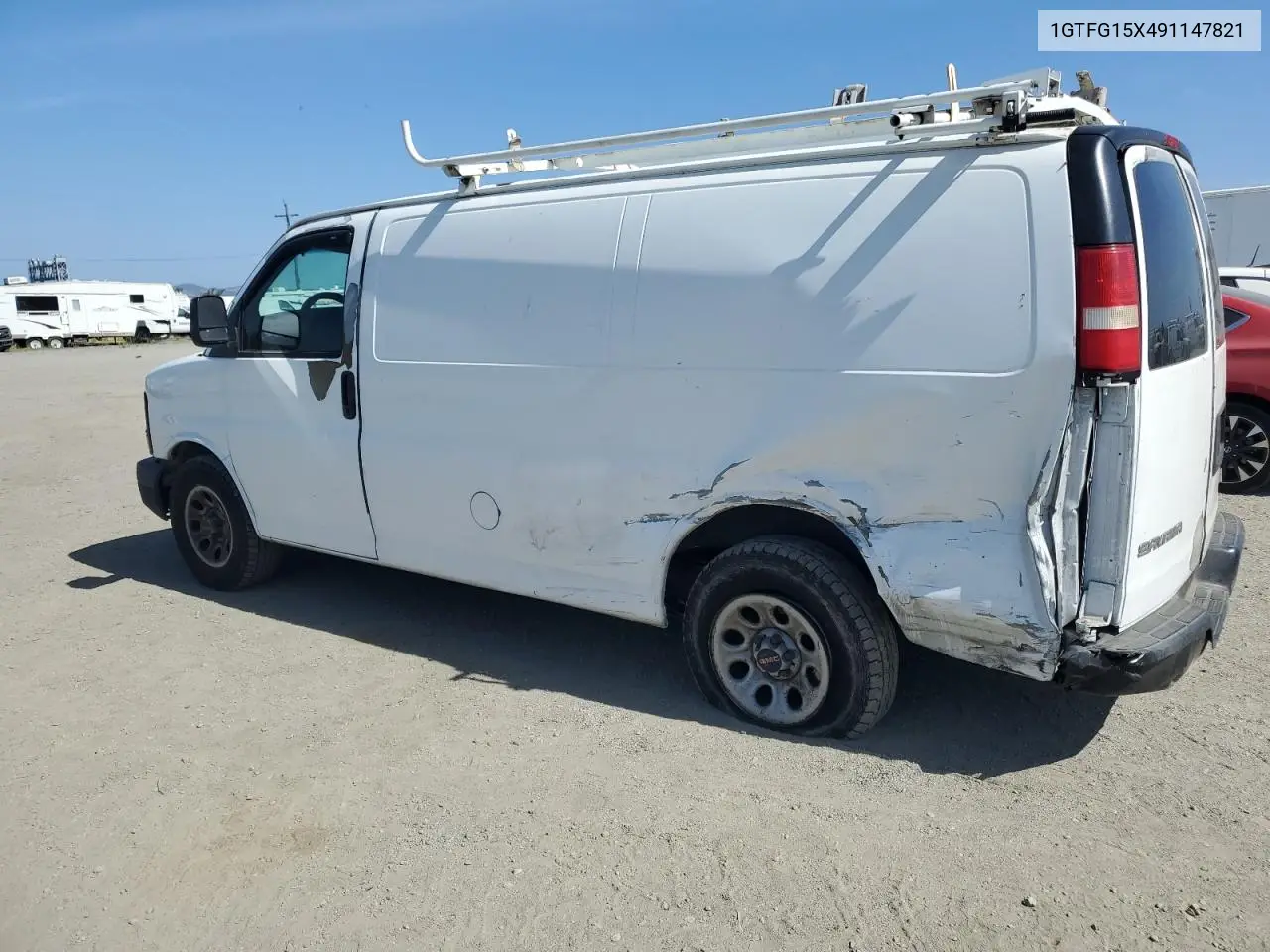 2009 GMC Savana G1500 VIN: 1GTFG15X491147821 Lot: 62025495