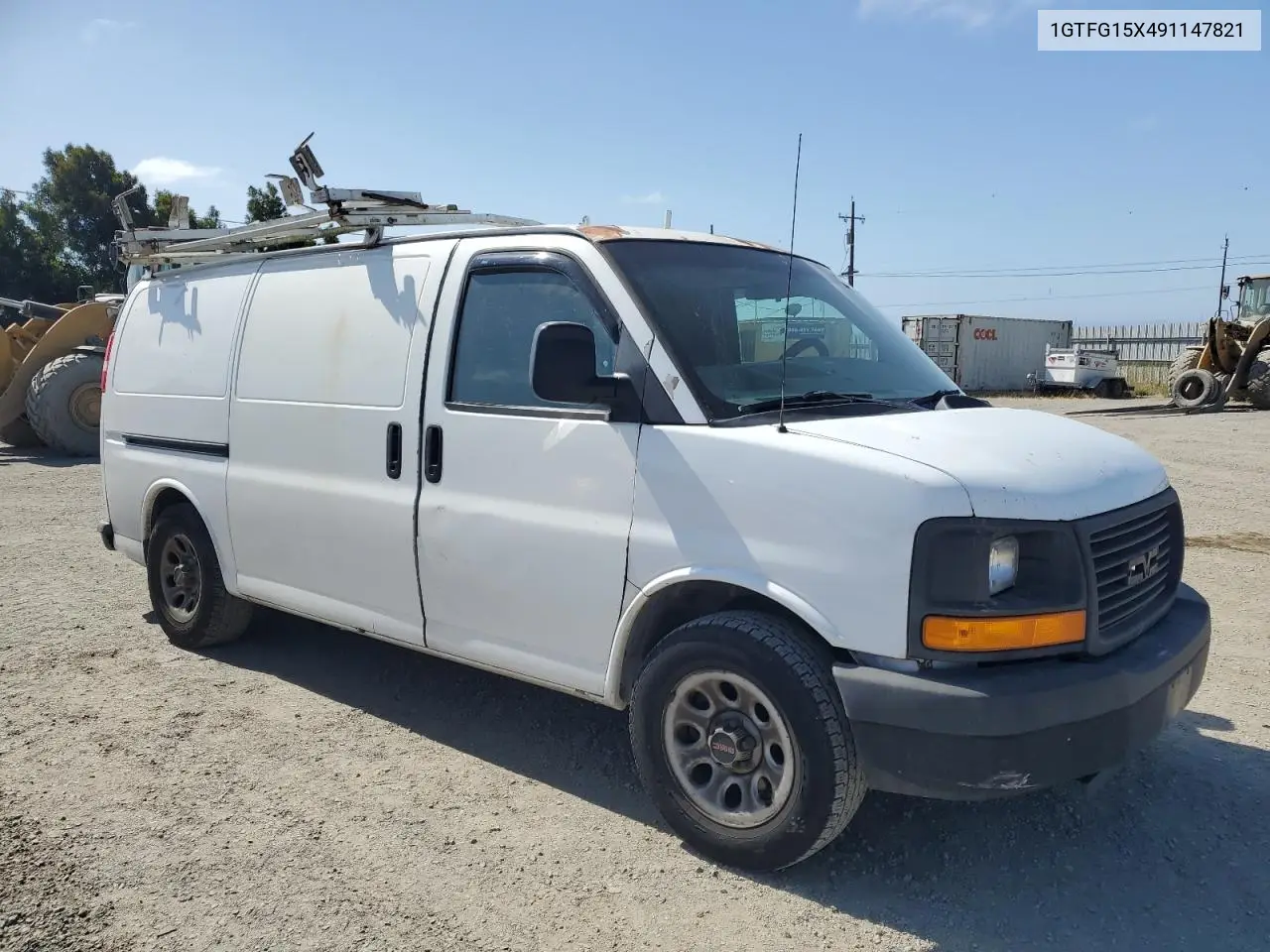 2009 GMC Savana G1500 VIN: 1GTFG15X491147821 Lot: 62025495