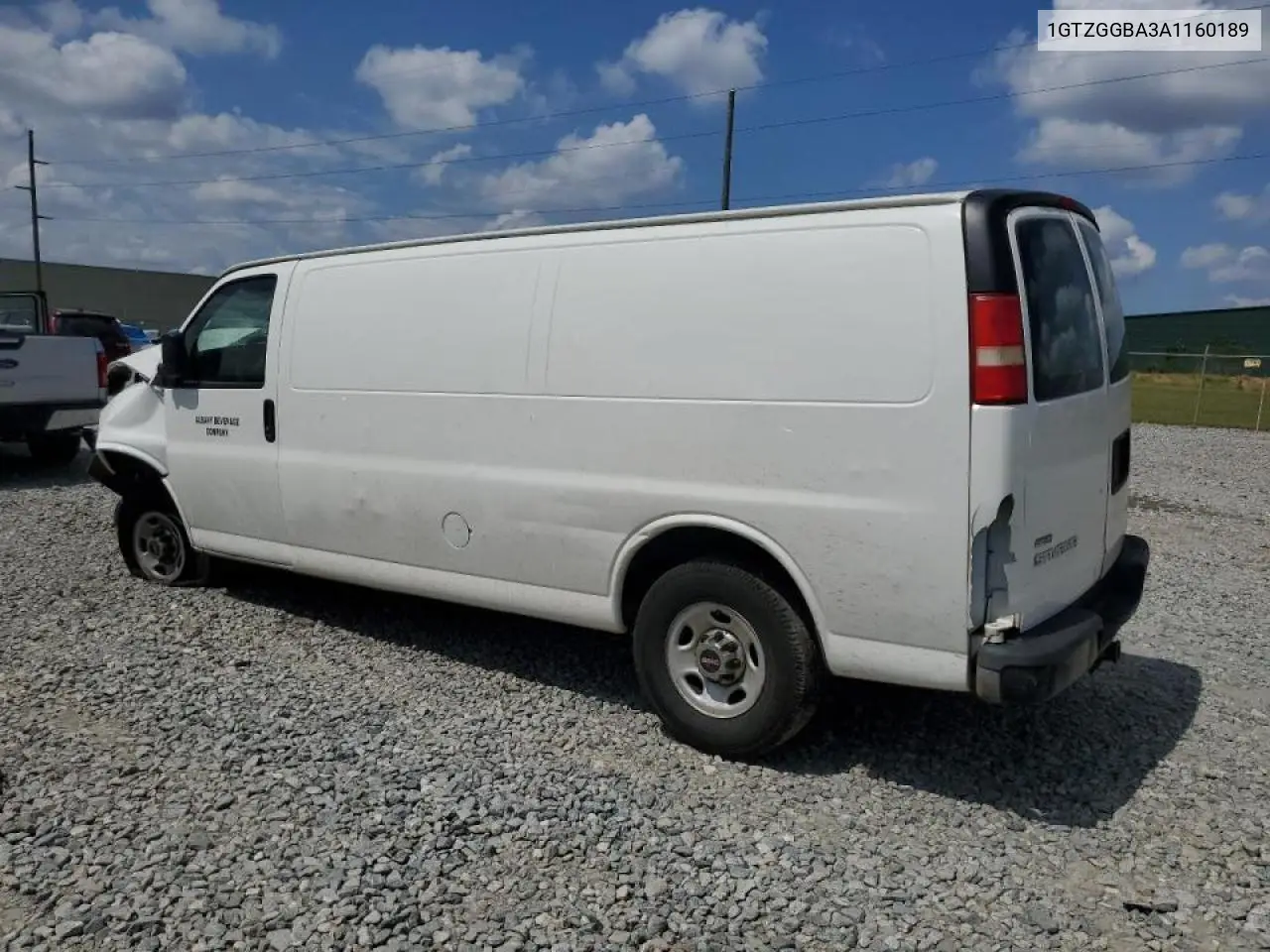 2010 GMC Savana G2500 VIN: 1GTZGGBA3A1160189 Lot: 56111295