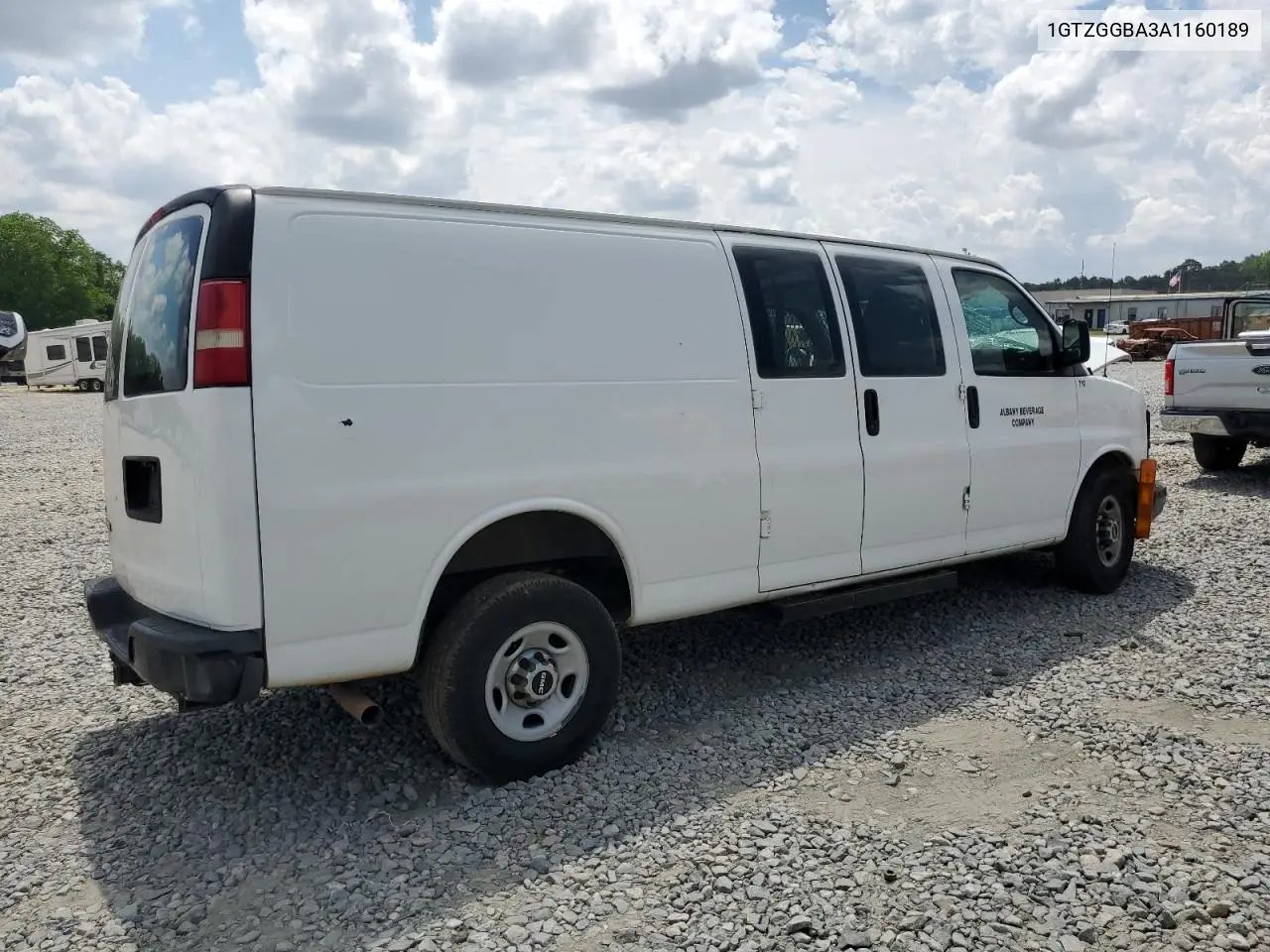 2010 GMC Savana G2500 VIN: 1GTZGGBA3A1160189 Lot: 56111295