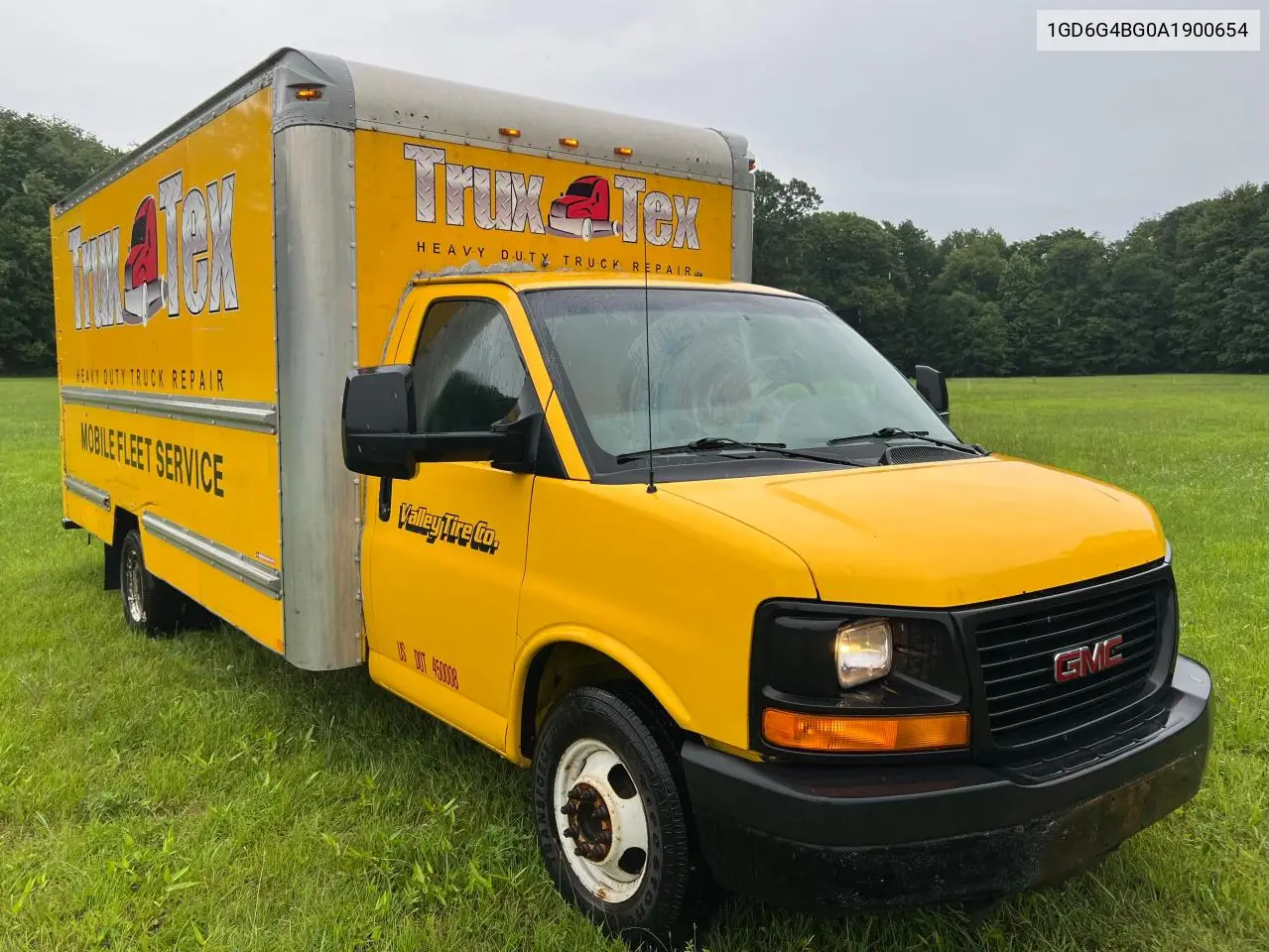 2010 GMC Savana Cut - Trucks Expeditor Truck VIN: 1GD6G4BG0A1900654 Lot: 63596165