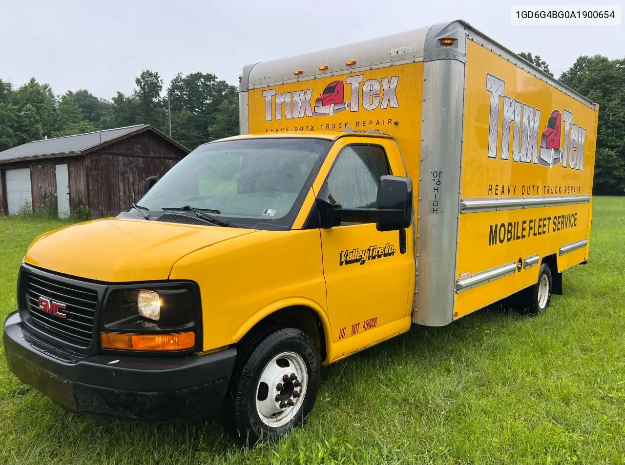 2010 GMC Savana Cut - Trucks Expeditor Truck VIN: 1GD6G4BG0A1900654 Lot: 63596165