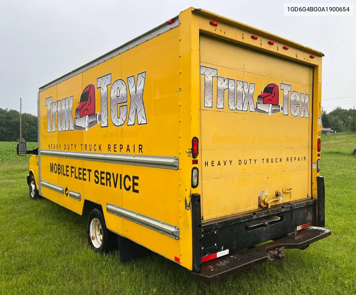 2010 GMC Savana Cut - Trucks Expeditor Truck VIN: 1GD6G4BG0A1900654 Lot: 63596165