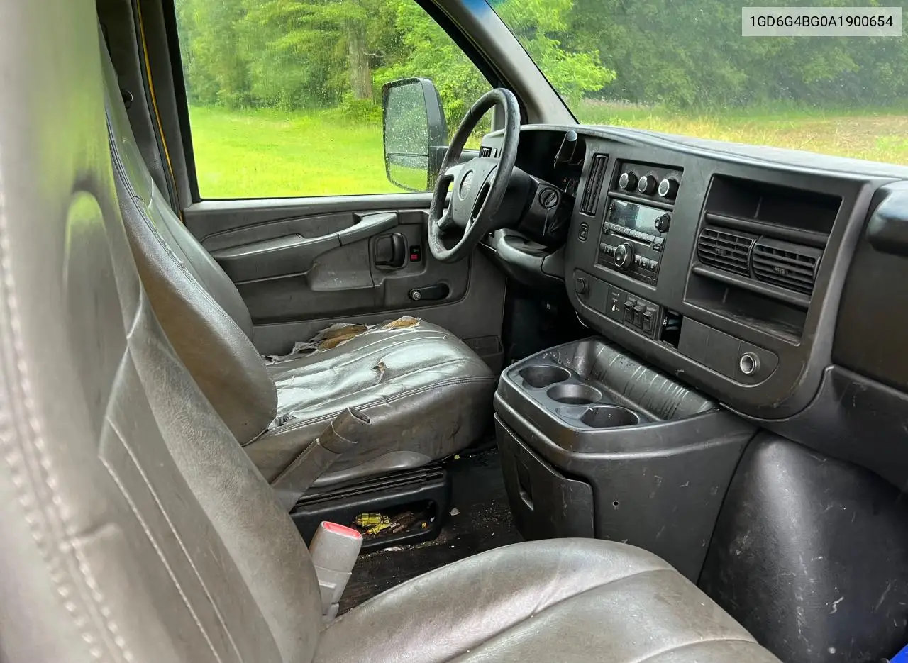 2010 GMC Savana Cut - Trucks Expeditor Truck VIN: 1GD6G4BG0A1900654 Lot: 63596165