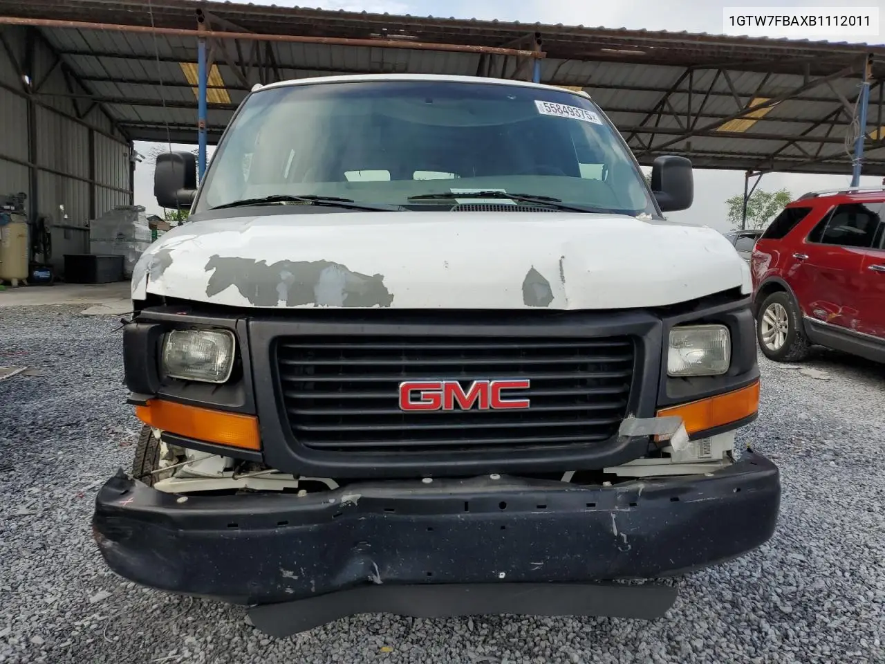 2011 GMC Savana G2500 VIN: 1GTW7FBAXB1112011 Lot: 55849375