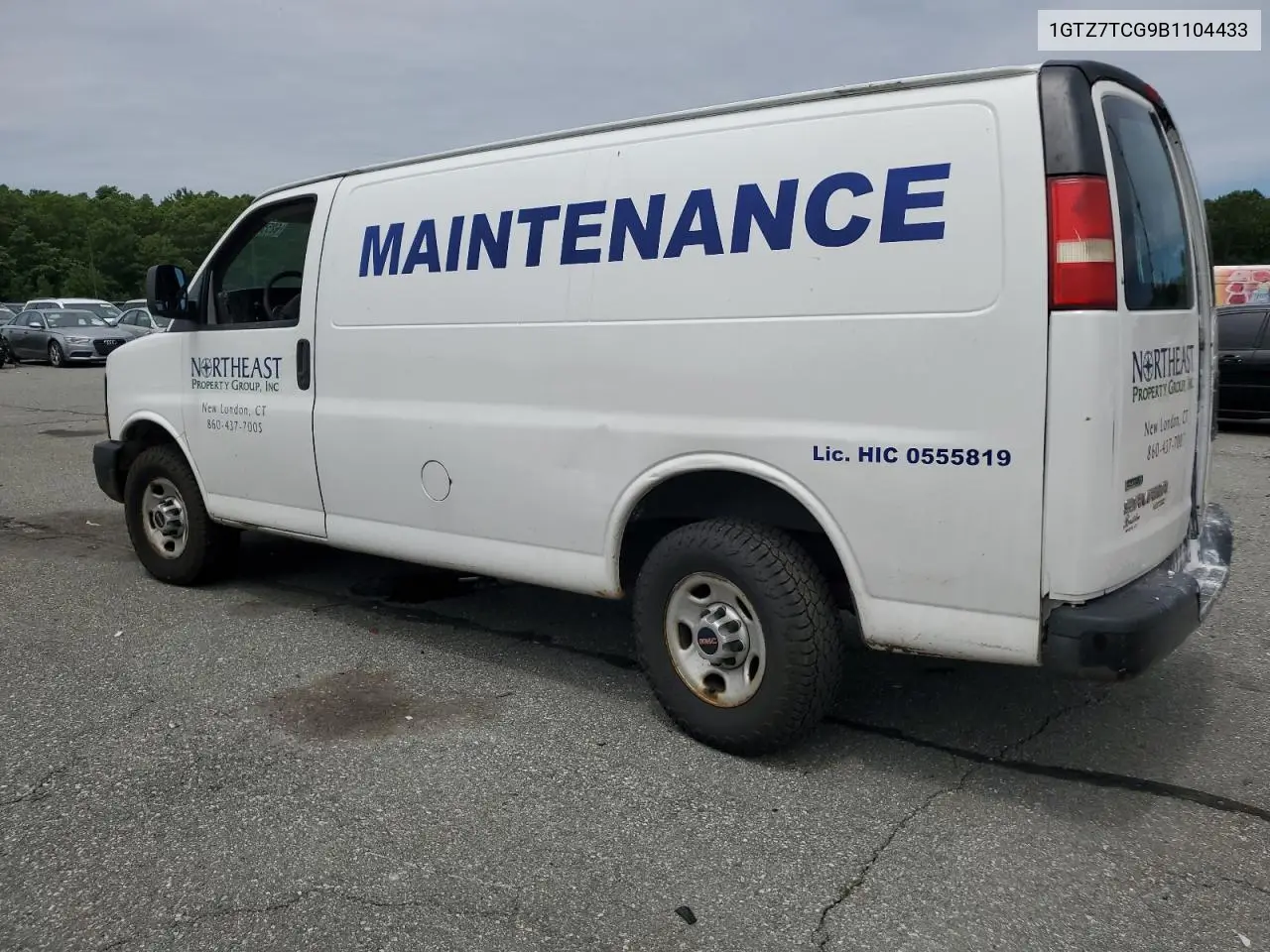 2011 GMC Savana G3500 VIN: 1GTZ7TCG9B1104433 Lot: 62550145