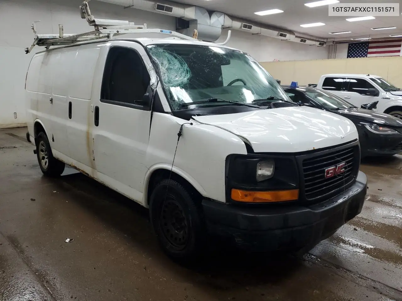 2012 GMC Savana G1500 VIN: 1GTS7AFXXC1151571 Lot: 55124895
