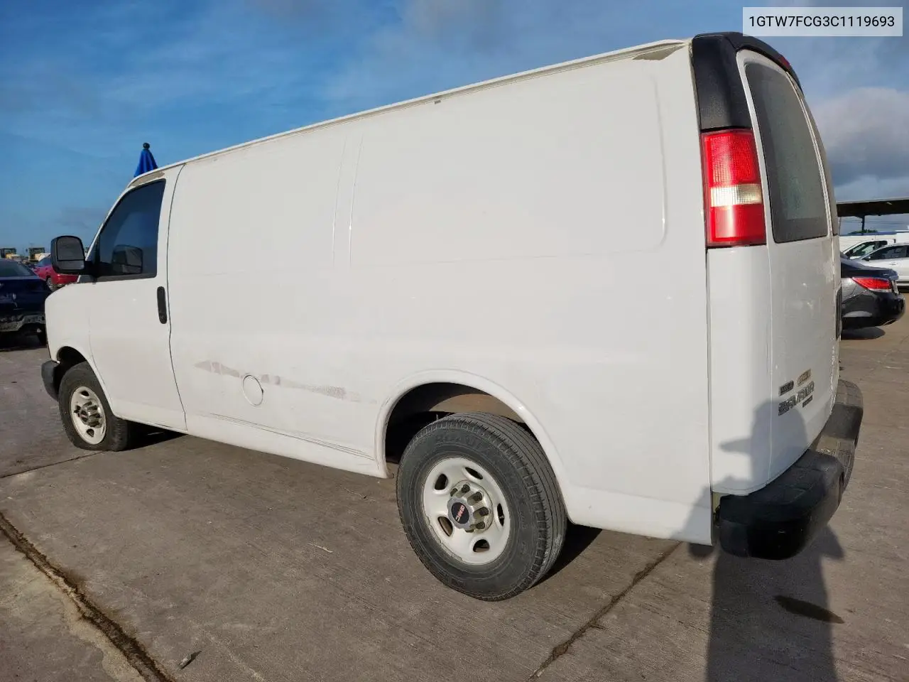 2012 GMC Savana G2500 VIN: 1GTW7FCG3C1119693 Lot: 61926205