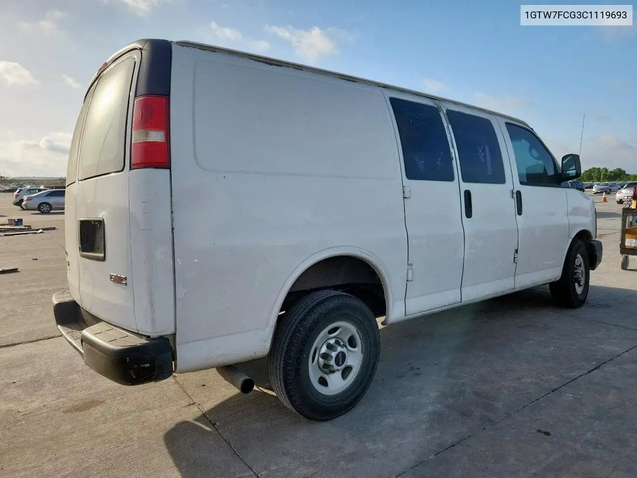 2012 GMC Savana G2500 VIN: 1GTW7FCG3C1119693 Lot: 61926205