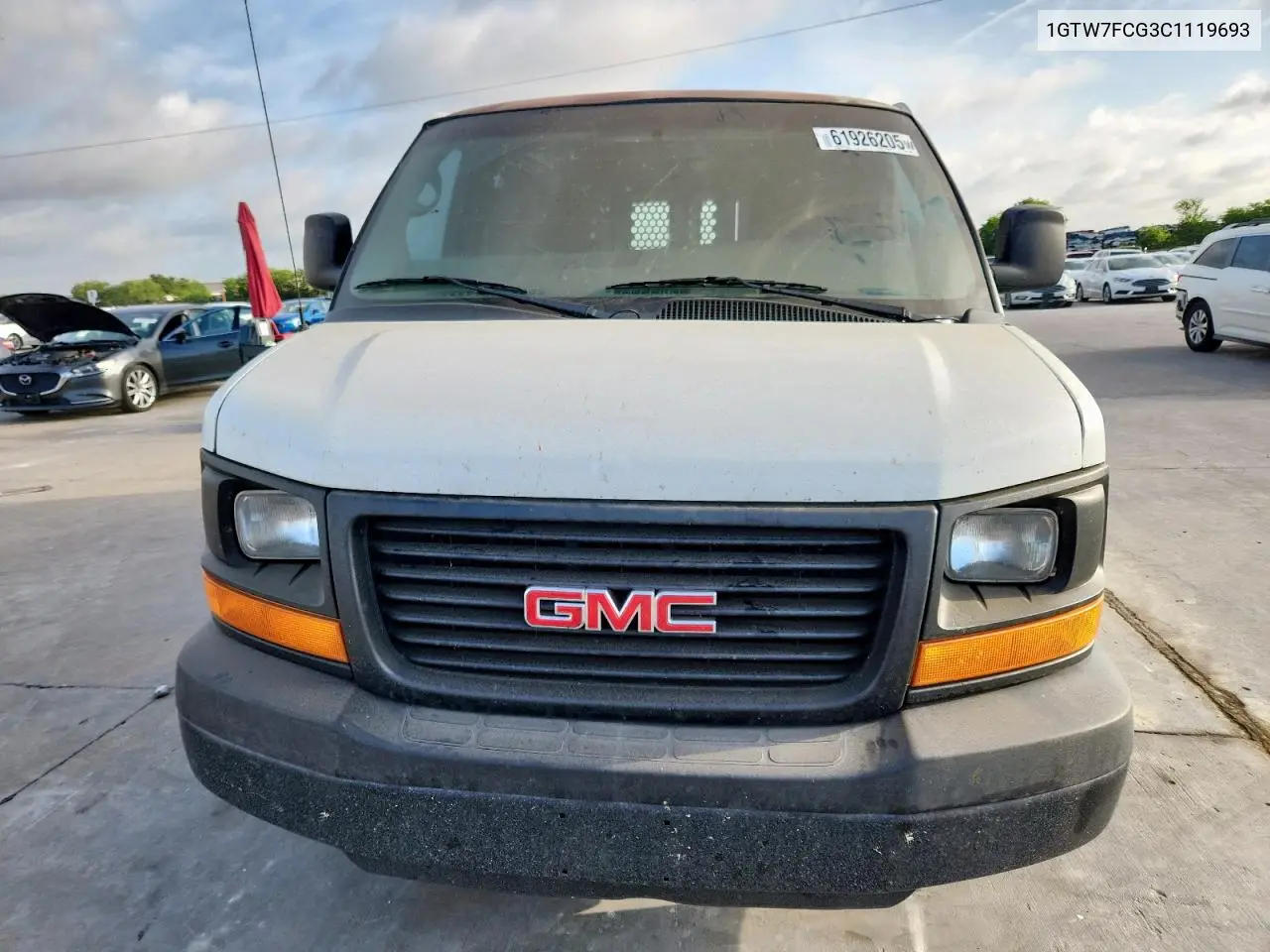 2012 GMC Savana G2500 VIN: 1GTW7FCG3C1119693 Lot: 61926205