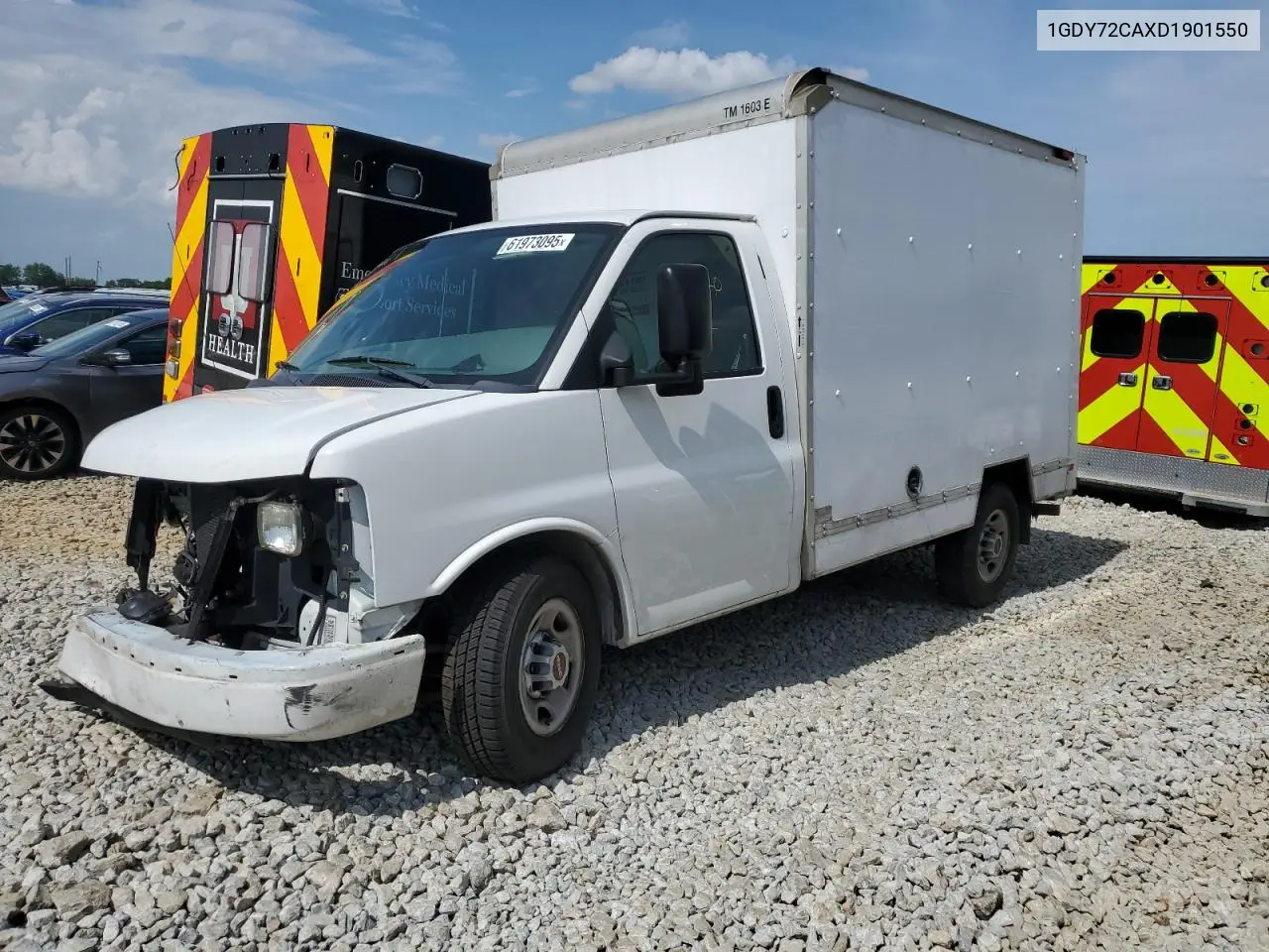 2013 GMC Savana Cutaway G3500 VIN: 1GDY72CAXD1901550 Lot: 61973095