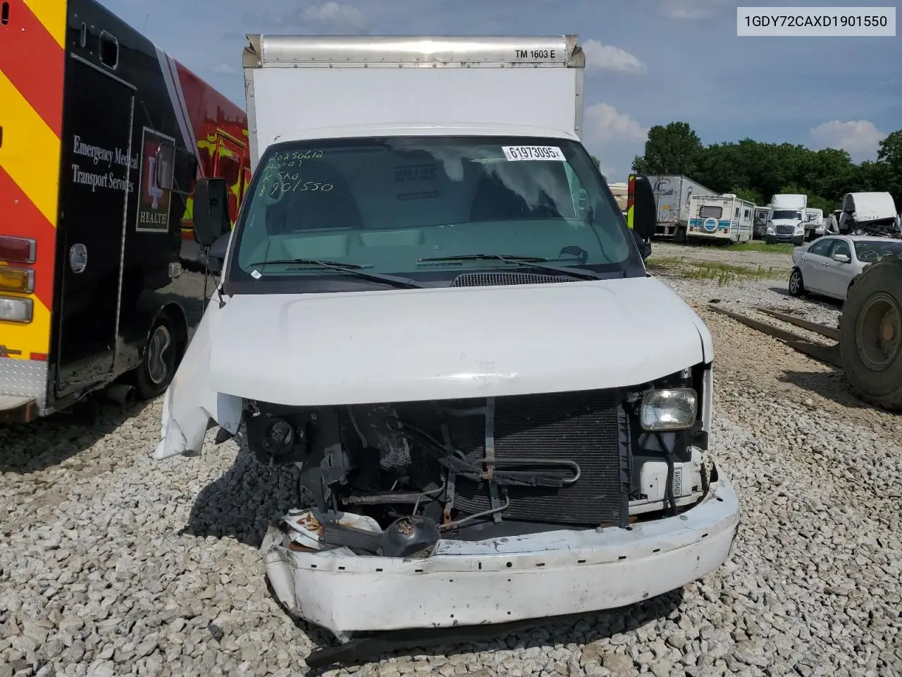2013 GMC Savana Cutaway G3500 VIN: 1GDY72CAXD1901550 Lot: 61973095