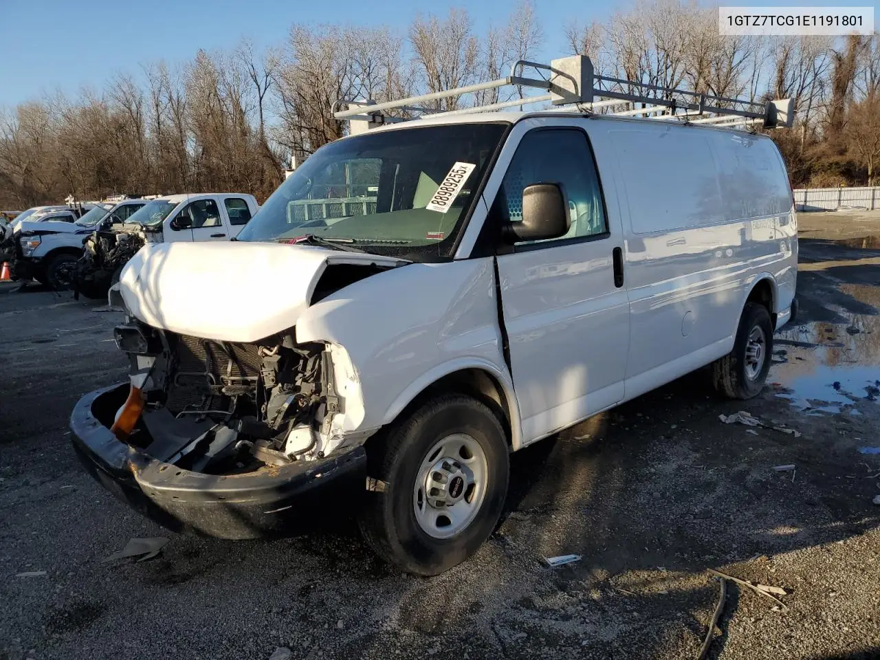2014 GMC Savana G3500 VIN: 1GTZ7TCG1E1191801 Lot: 53536565