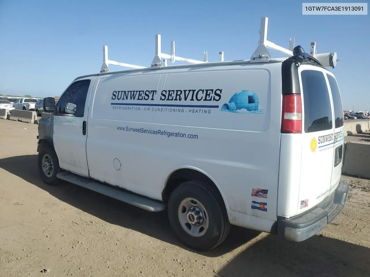 2014 GMC Savana G2500 VIN: 1GTW7FCA3E1913091 Lot: 56882025