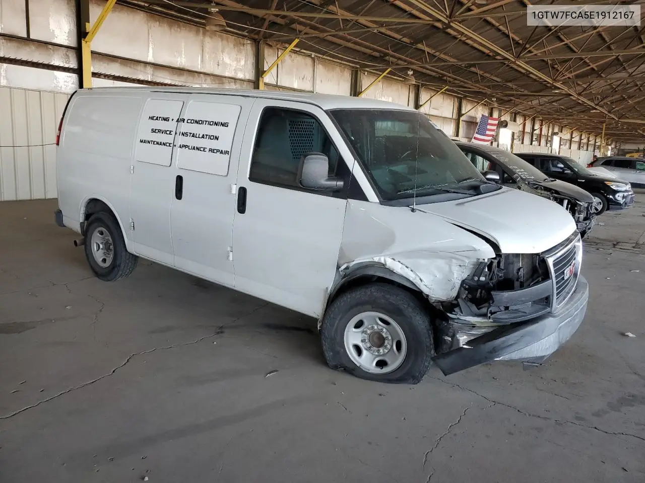 2014 GMC Savana G2500 VIN: 1GTW7FCA5E1912167 Lot: 56944135
