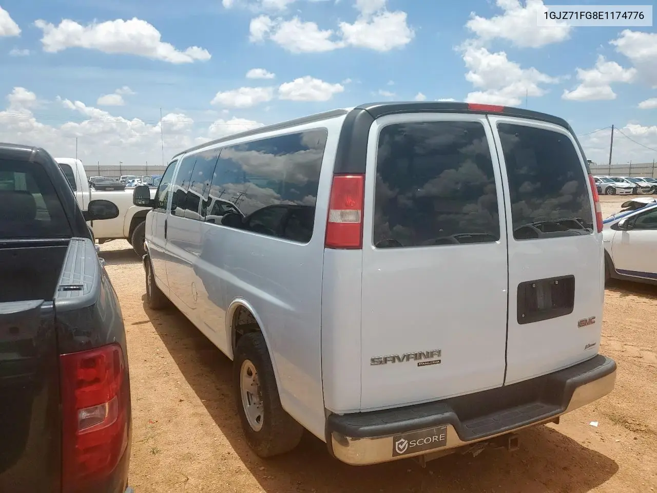 2014 GMC Savana G3500 Lt VIN: 1GJZ71FG8E1174776 Lot: 58006205