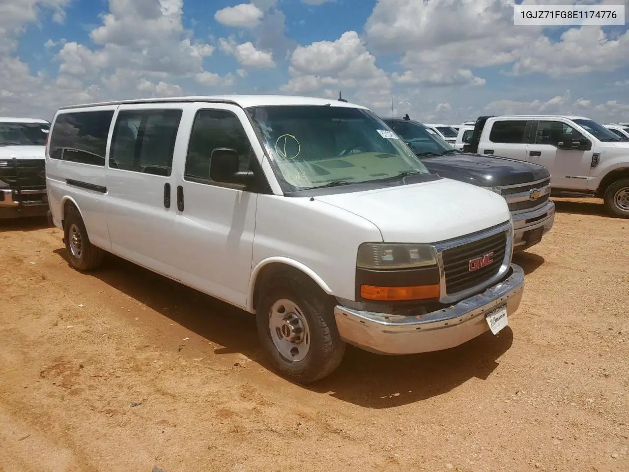 2014 GMC Savana G3500 Lt VIN: 1GJZ71FG8E1174776 Lot: 58006205