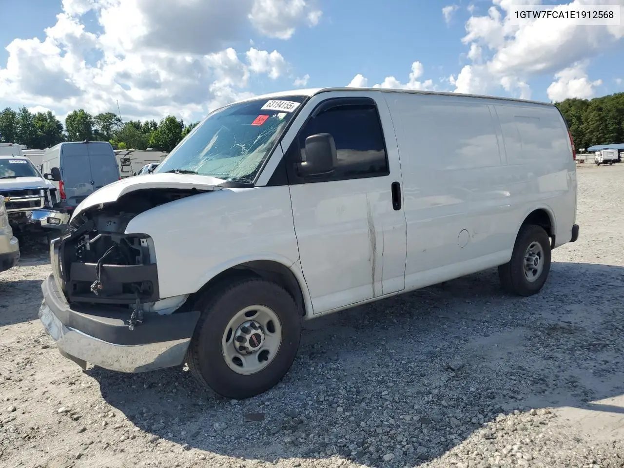 2014 GMC Savana G2500 VIN: 1GTW7FCA1E1912568 Lot: 63194155