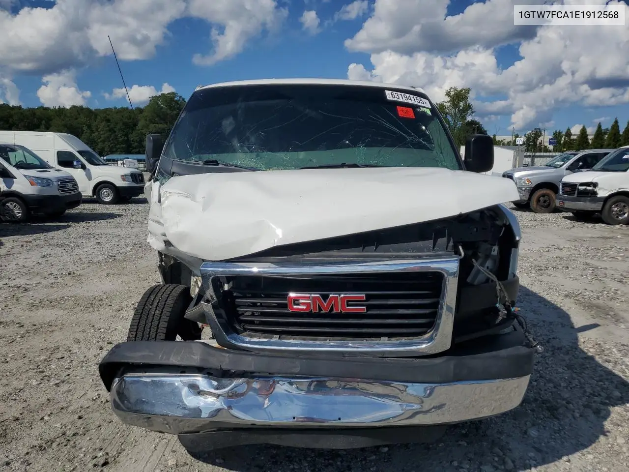 2014 GMC Savana G2500 VIN: 1GTW7FCA1E1912568 Lot: 63194155